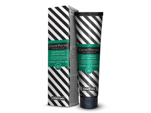 Osmo pusiau ilgalaikiai plaukų dažai Color Psycho Wild Green žali 150ml Osmo pusiau ilgalaikiai plaukų dažai Color Psycho Wild Green žali 150ml